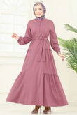 D.V.L. - Dress 401DVL817-MS Dark Rose Dusky