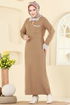 Dress 4020KLB1050-MS Biscuit - Thumbnail