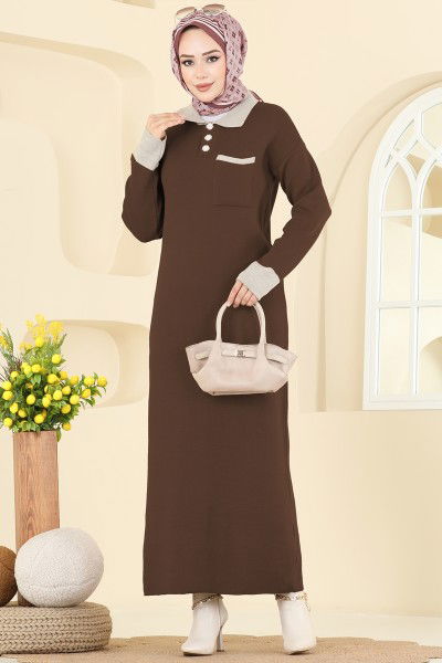 K.L.B. - Dress 4020KLB1050-MS Brown
