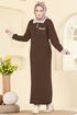 Dress 4020KLB1050-MS Brown - Thumbnail