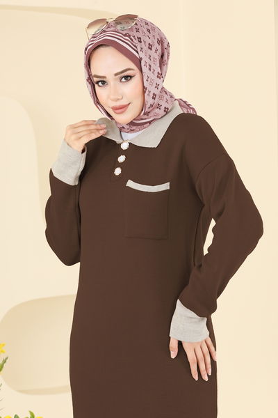 K.L.B. - Dress 4020KLB1050-MS Brown - 405824