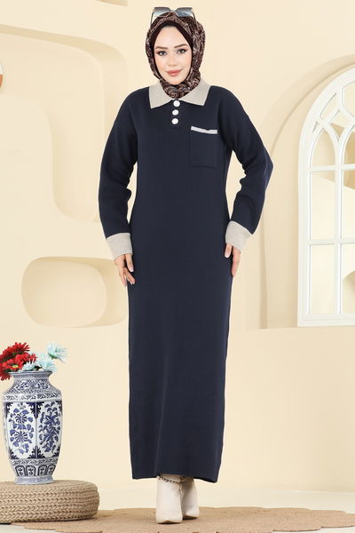 K.L.B. - Dress 4020KLB1050-MS Dark Navy Blue - 405833