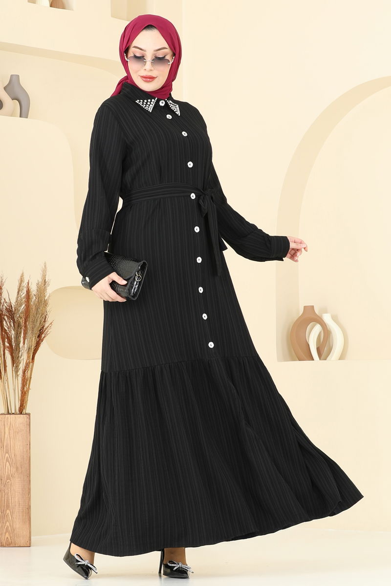 الفستان أسود 4063PM271-MS