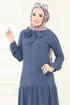 Dress 4076PM271-MS Indigo - Thumbnail