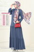 Dress 4076PM271-MS Indigo - Thumbnail