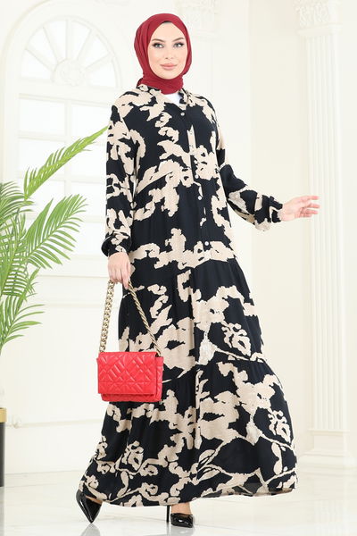 Z.N.N. - Dress 4084ZNN863-MS Black & Stone - 391387