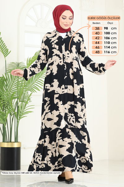 Z.N.N. - Dress 4084ZNN863-MS Black & Stone - 391390