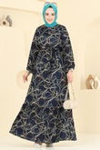 P.R.M. - Dress 4086PM271-MS Navy Blue