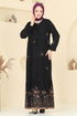 الفستان أسود 4095ZNNK1102-MS - Thumbnail