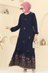 Dress 4095ZNNK1102-MS Navy Blue - Thumbnail