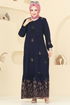 Dress 4095ZNNK1102-MS Navy Blue - Thumbnail