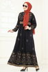 الفستان أسود 4096ZNNK1102-MS - Thumbnail