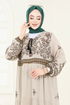 الفستان بيج 4096ZNNK1102-MS - Thumbnail