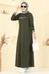 الفستان اخضر عفني 4108PM271-MS - Thumbnail