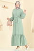 الفستان أخضر باهت 4110PM271-MS - Thumbnail