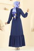 Dress 4110PM271-MS Navy Blue - Thumbnail