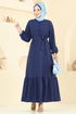 Dress 4110PM271-MS Navy Blue - Thumbnail