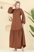 Dress 4115PM271-MS Brown - Thumbnail