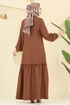 Dress 4115PM271-MS Brown - Thumbnail