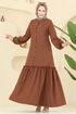Dress 4115PM271-MS Brown - Thumbnail
