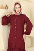Dress 4115PM271-MS Burgundy - Thumbnail