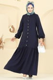 P.R.M. - Dress 4115PM271-MS Navy Blue