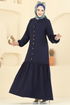 Dress 4115PM271-MS Navy Blue - Thumbnail