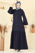 Dress 4115PM271-MS Navy Blue - Thumbnail