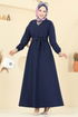 Dress 4116PM271-MS Navy Blue - Thumbnail