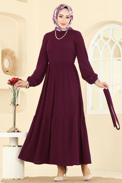 P.R.M. - Dress 4120PM271-MS Dark Burgundy - 429222