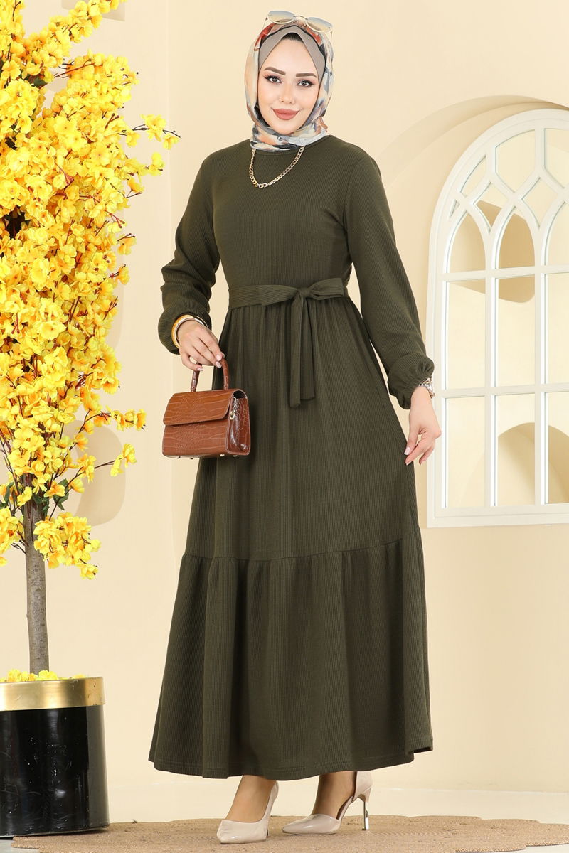 Dress 4120PM271-MS Khaki