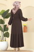الفستان بني فاتح 4120PM271-MS - Thumbnail