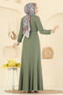 Dress 4121PM271-MS Almond Green - Thumbnail