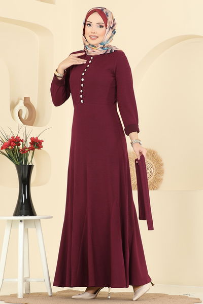 P.R.M. - Dress 4121PM271-MS Burgundy - 416559