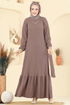 الفستان بيج غامق 4127PM271-MS - Thumbnail