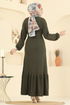 الفستان اخضر عفني 4127PM271-MS - Thumbnail