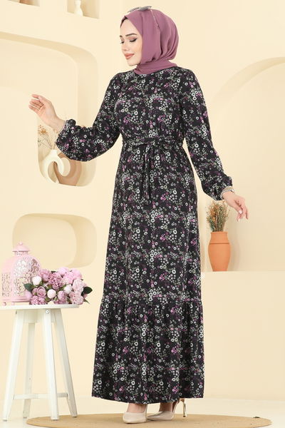 P.R.M. - Dress 4128PM271-MS Pattern 2 Purple - 397150