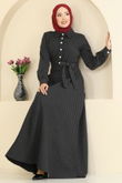 P.R.M. - Dress 4129PM271-MS Anthracite