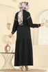 الفستان أسود 4130PM271-MS - Thumbnail