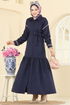 Dress 4130PM271-MS Navy Blue - Thumbnail