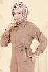 الفستان بيج 4130PM271-MS - Thumbnail