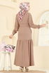 الفستان بيج 4130PM271-MS - Thumbnail