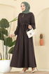 Dress 4133PM271-MS Brown - Thumbnail