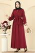 Dress 4133PM271-MS Burgundy - Thumbnail