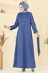 الفستان ازرق 416DVL817-MS - Thumbnail