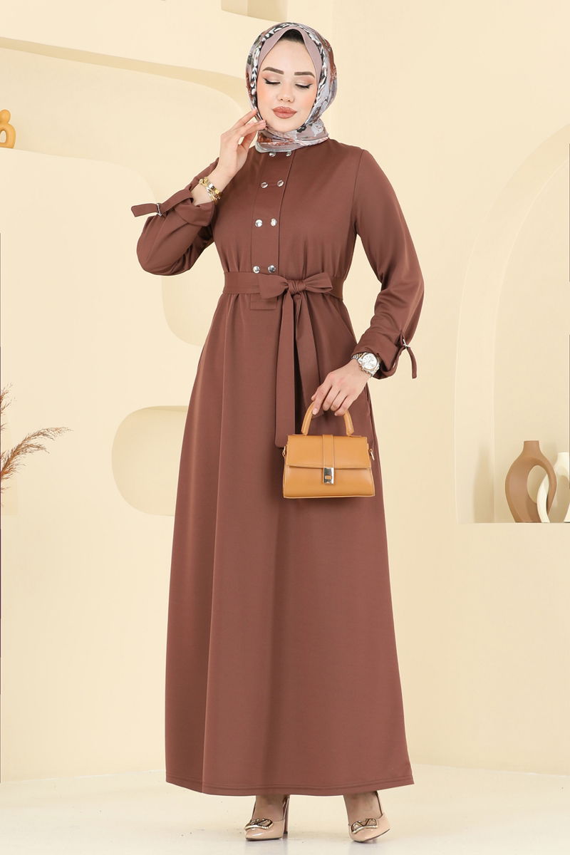 Dress 416DVL817-MS Light Brown