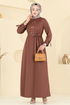 Dress 416DVL817-MS Light Brown - Thumbnail