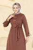 Dress 416DVL817-MS Light Brown - Thumbnail