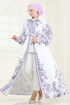 Dress 42105JNF844-MS Pattern2 Lilac - Thumbnail