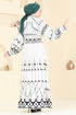 Dress 42129JNF844-MS Ecru - Thumbnail